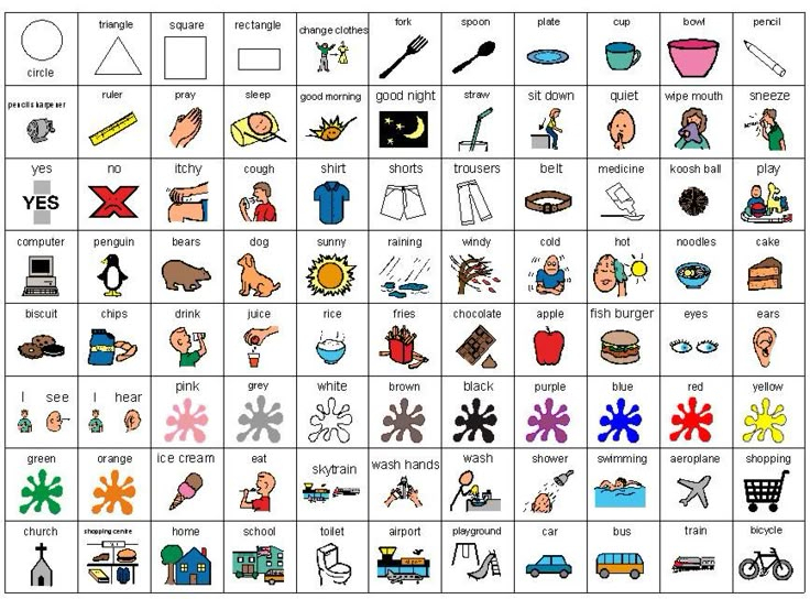 Communication Boards Pdf Free Printable Pecs Pictures