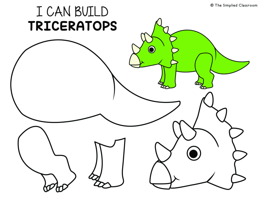 Dinosaur Printable Craft