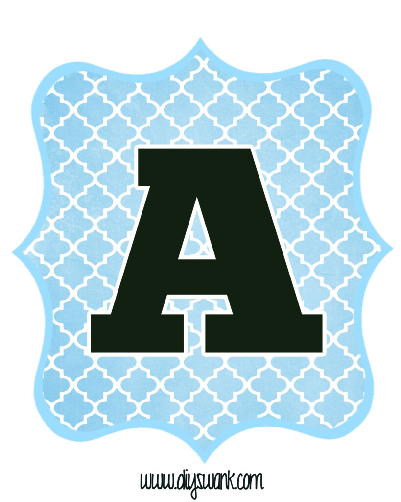 Diy Swank Free Printable Letters Free Printable