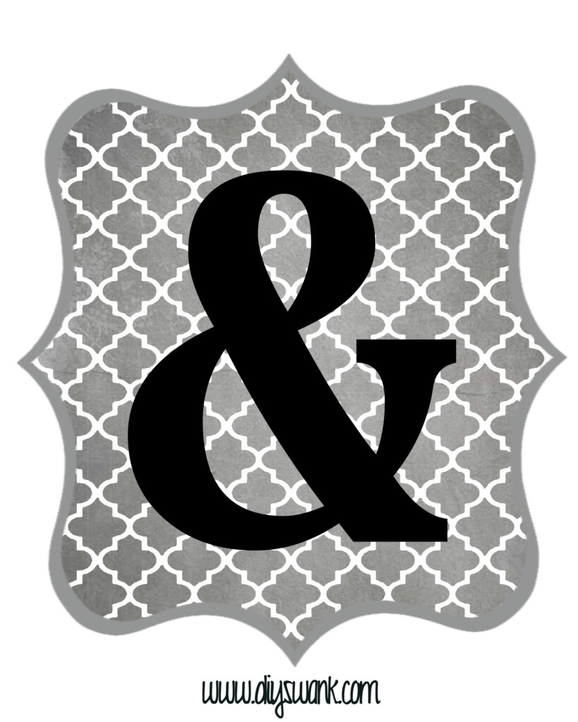 Diy Swank Free Printable Letters Free Printable