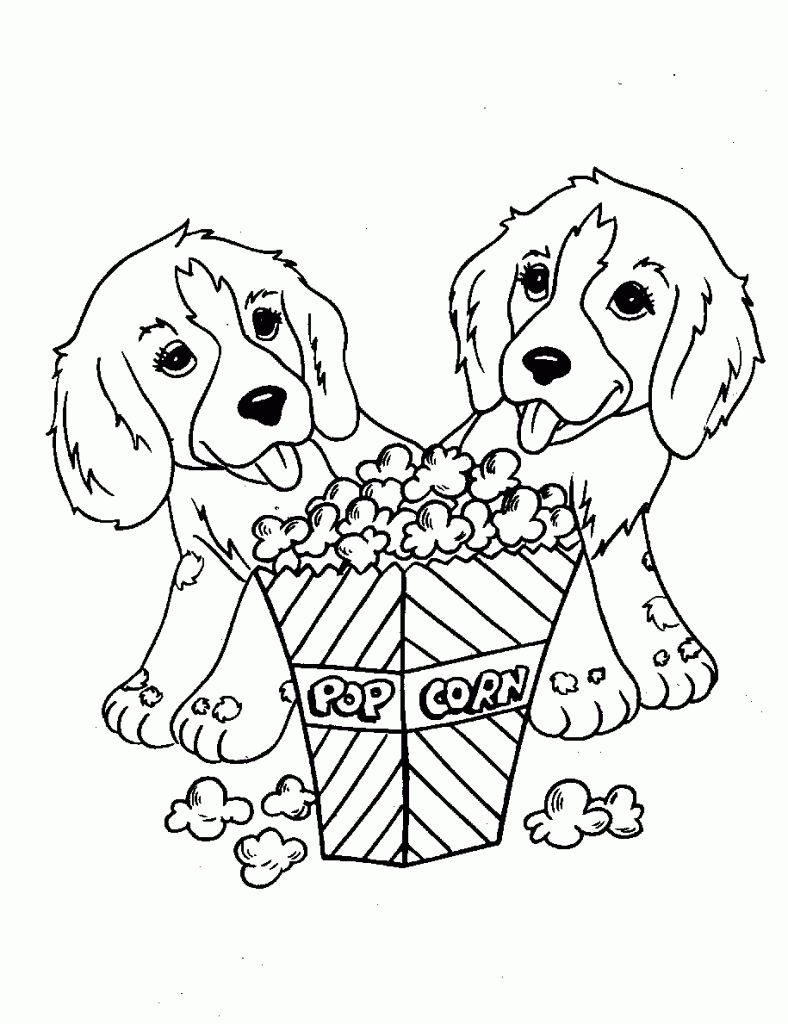Dog Coloring Sheet Labrador Puppies Coloring Pages