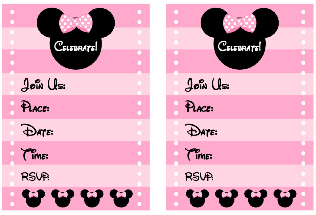 Download These Free Pink Minnie Mouse Party Printables Catch My Party