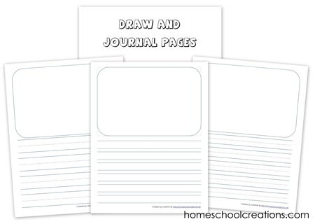 Draw And Journal Pages Printable