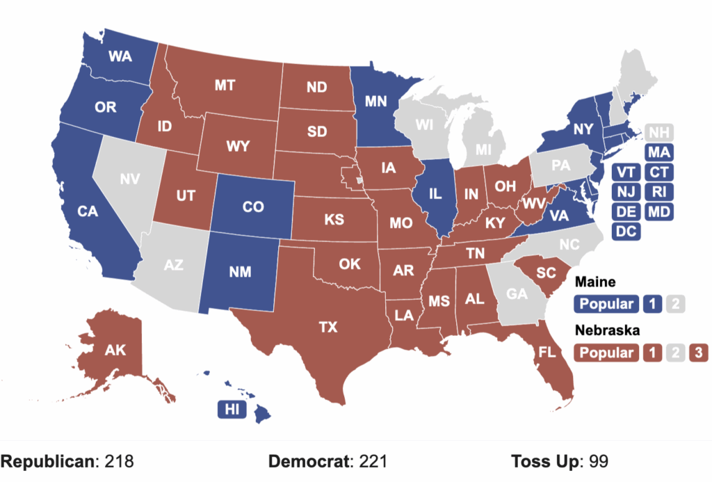 Electoral Map 2025 Polls Julieta Rose