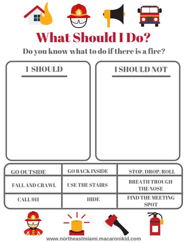 Fire Safety Worksheets Pdf