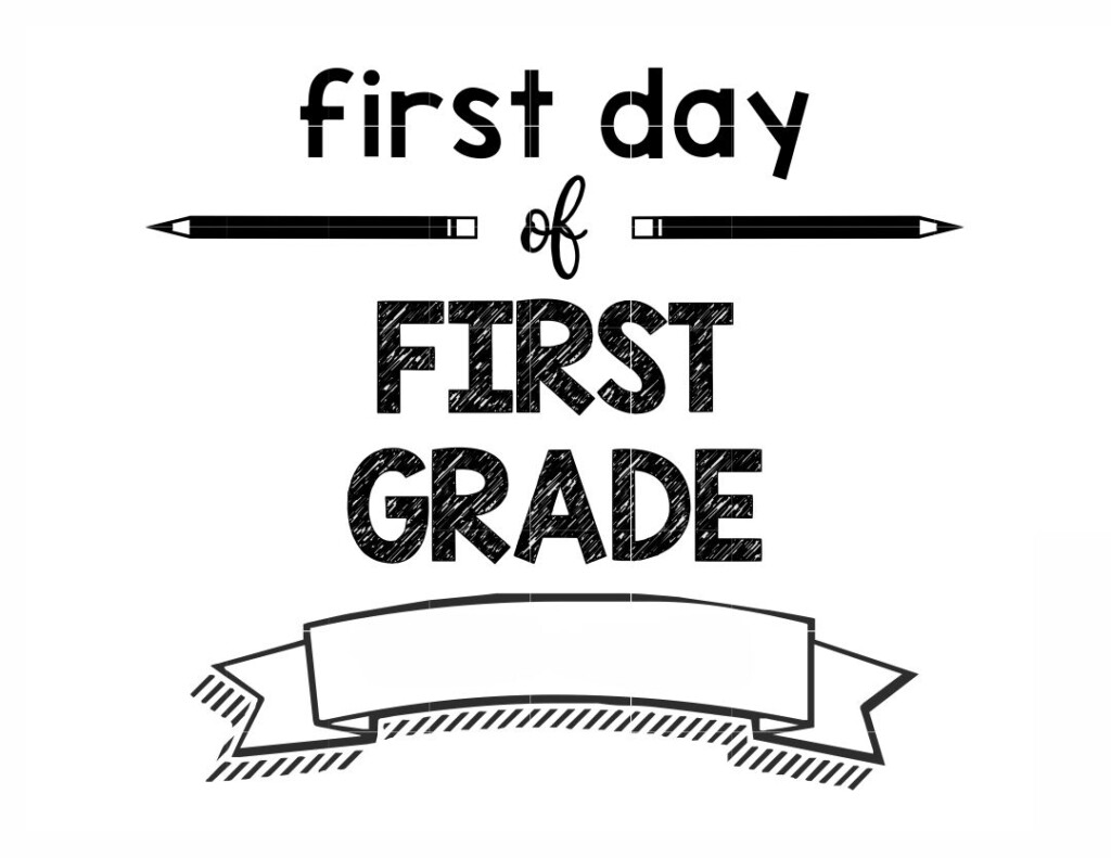 First Day Of 6Th Grade Printable Printable Templates Free