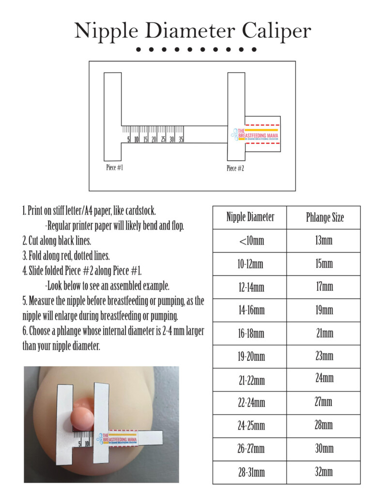 Flange Ruler Printable