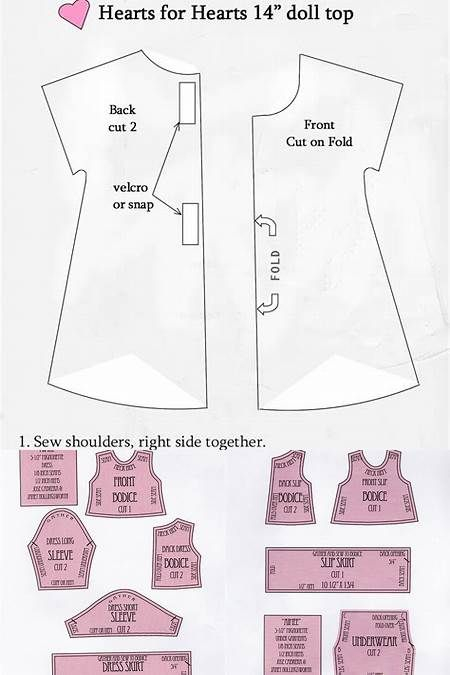 Free 12 Doll Clothes Patterns Bing Images Baby Doll Clothes 