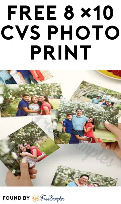 FREE 8x10 CVS Photo Print In Store Pick Up Required 