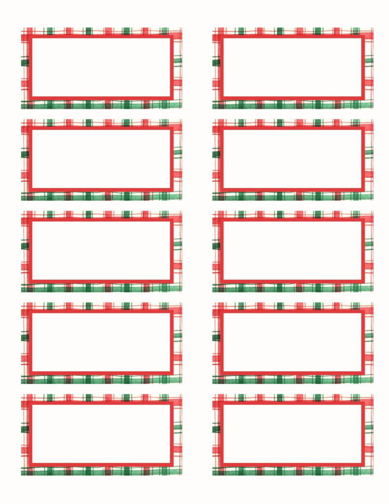 Free Avery Christmas Tag Label Template Christmas Address Labels 