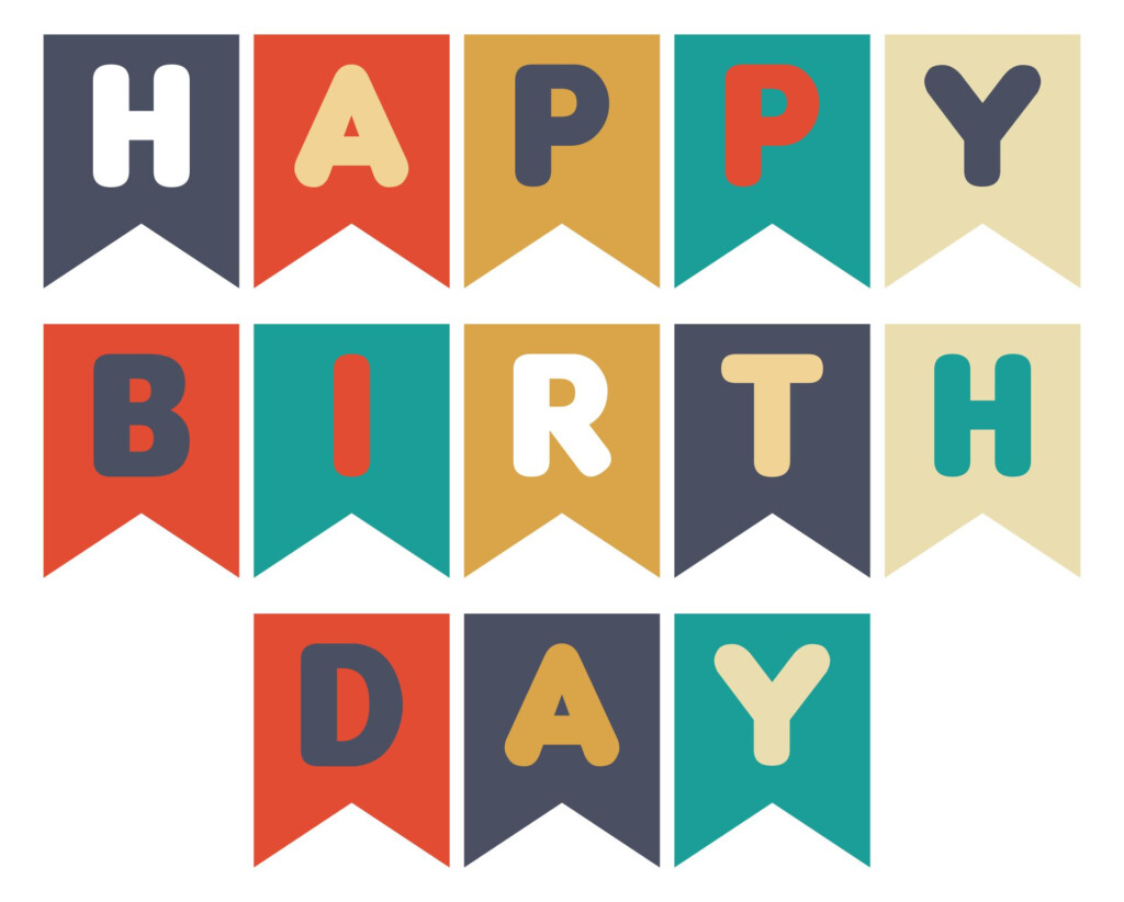 Free Birthday Banner Printable Web If You Need To Create A Custom 