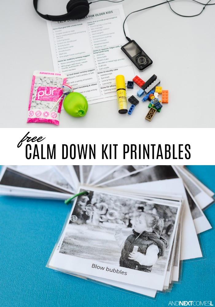 Free Calm Down Kit Printables And Next Comes L Hyperlexia Resources
