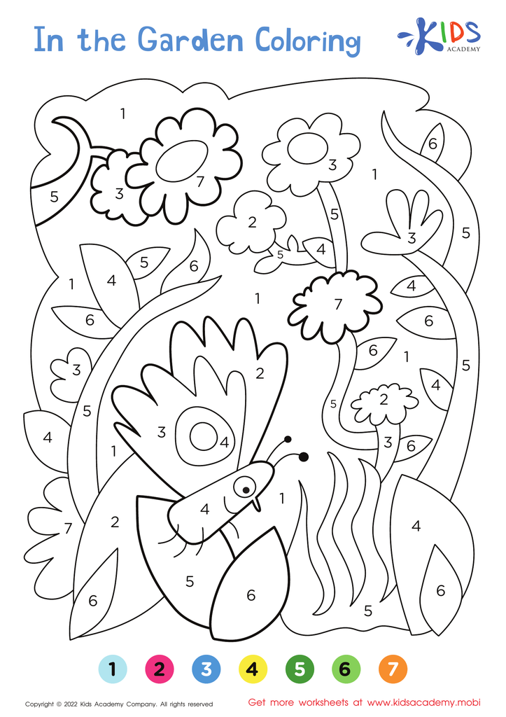 Free Coloring By Numbers Printables For Kindergarten For Kids