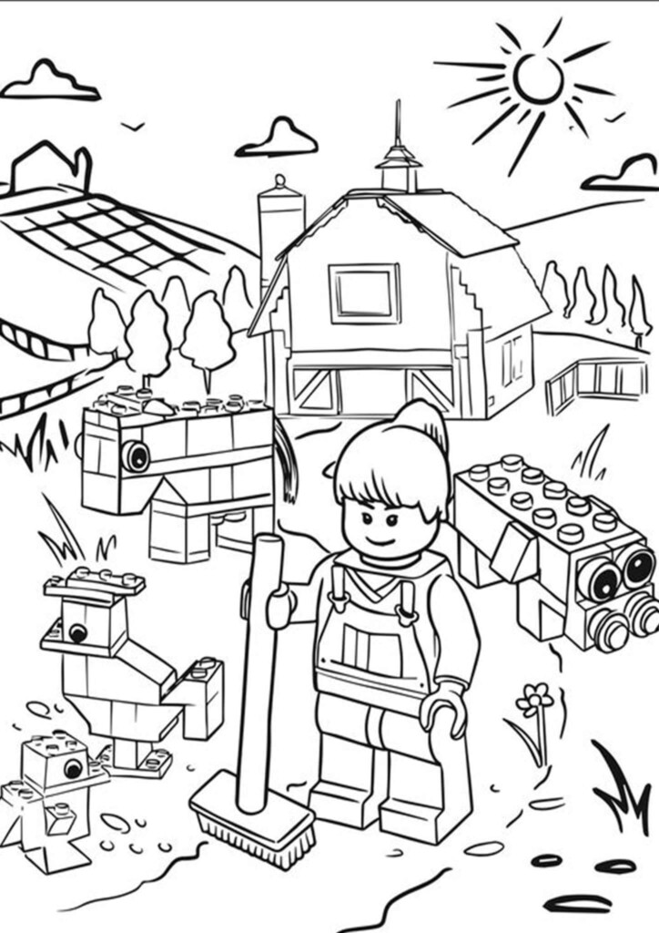 Free Easy To Print Lego Coloring Pages Lego Coloring Pages Free 