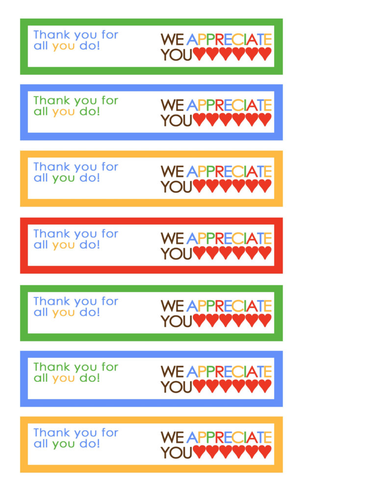 Free Employee Appreciation Printables