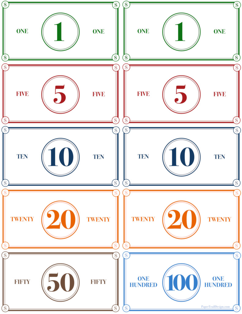 Free Fake Printable Money For Kids Printable Online