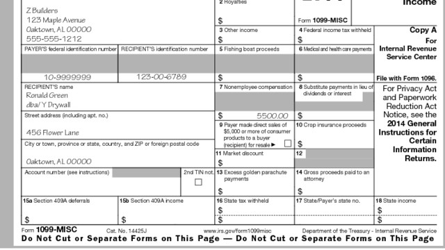 Free Fillable 1099 Misc Form Printable Forms Free Online