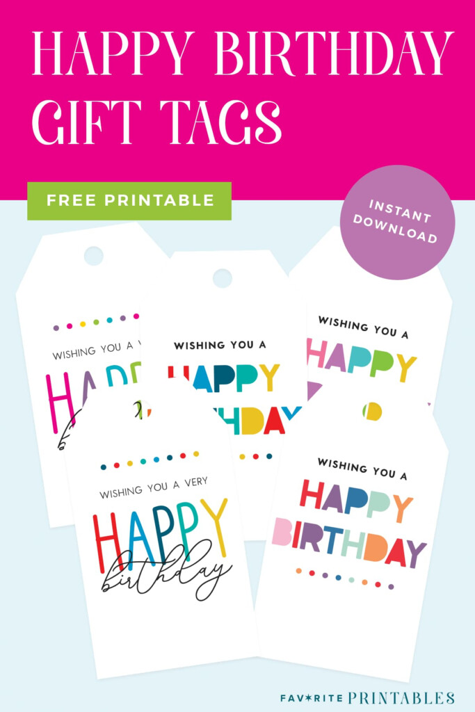 Free Free Printable Birthday Gift Tags Template Download Free Free 