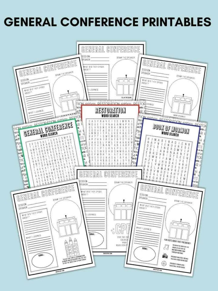 Free General Conference Printables 2025 So Festive 