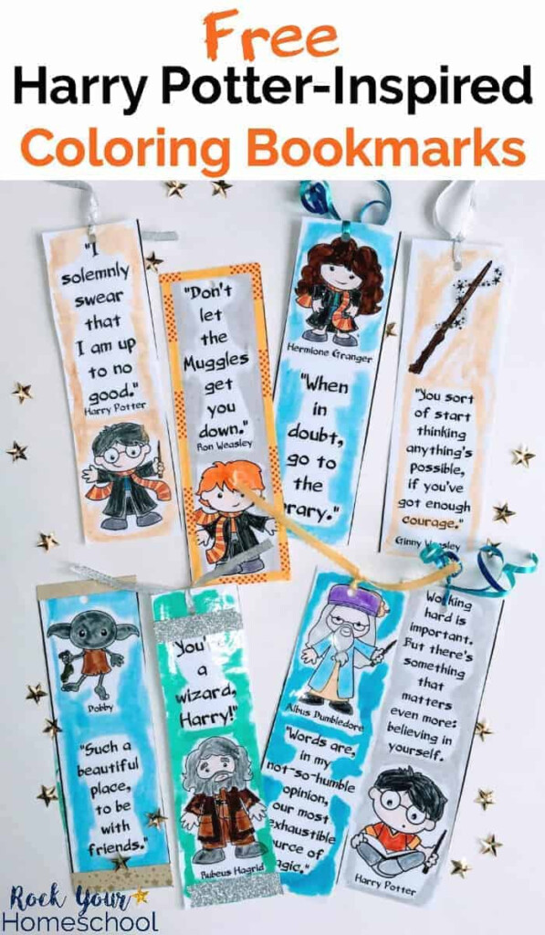 Free Harry Potter Inspired Coloring Bookmarks For All Rock Your 