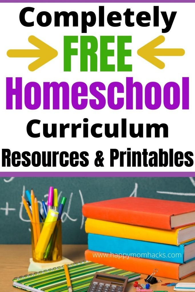 Free Homeschool Resources Printables Curriculum Happy Mom Hacks