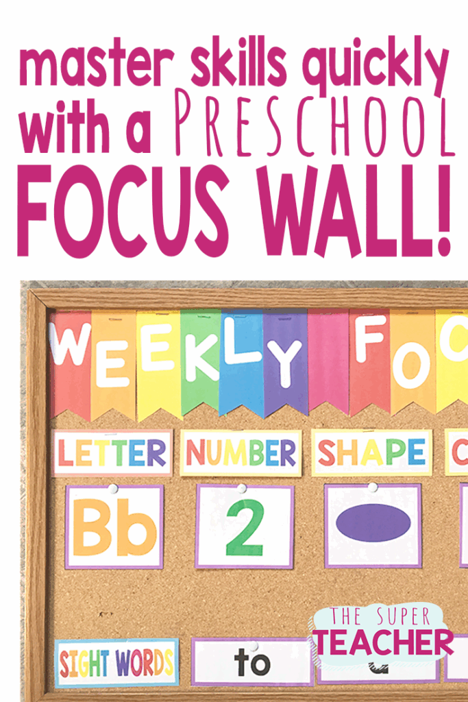 Free Preschool Focus Wall Printables Free Printable