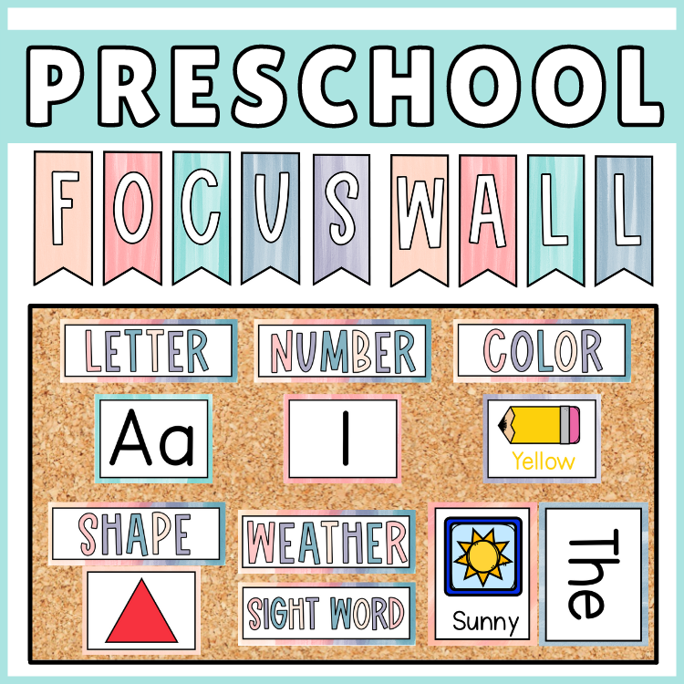 Free Preschool Focus Wall Printables PRINTABLE TEMPLATES