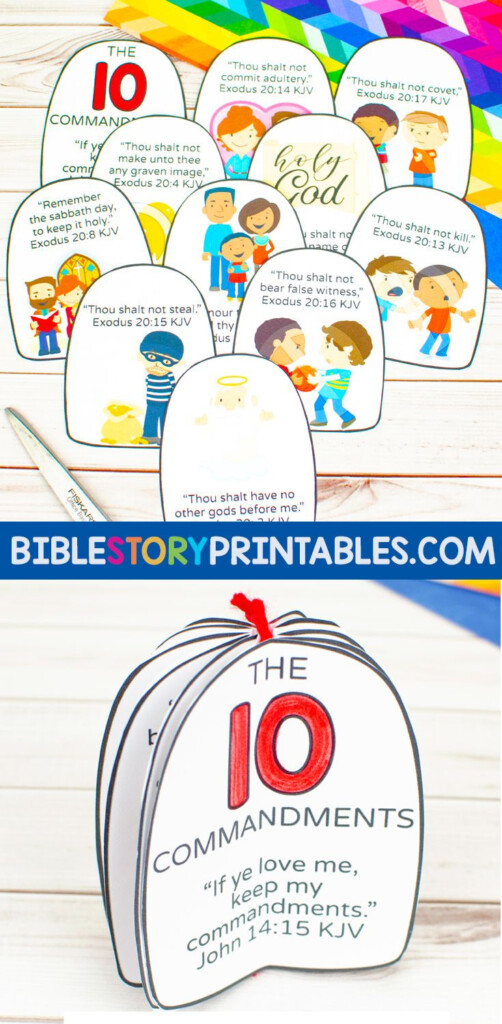 Free Printable 10 Commandments Craft