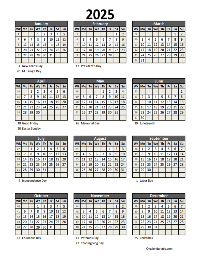 Free Printable 2025 Calendar Excel Download Spreadsheet Eve Stanbury S 