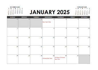 Free Printable 2025 Monthly Calendar With Holidays Singapore 2025 