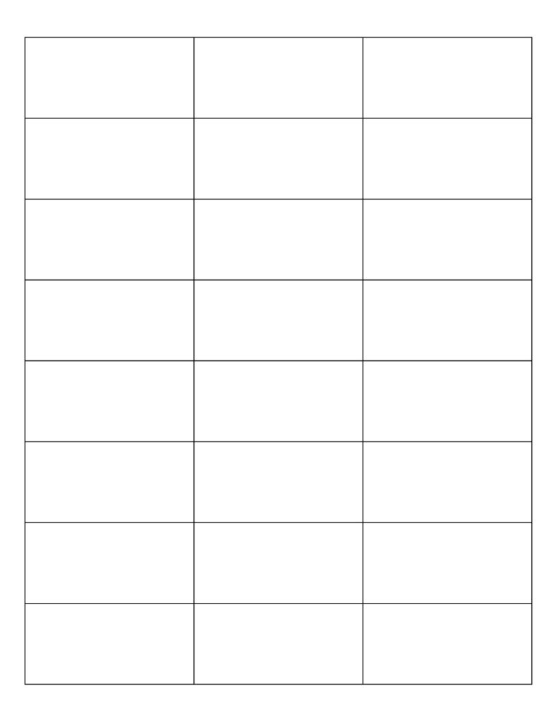 Free Printable 3 Column Chart Templates PDF Included Printables Hub