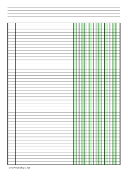 Free Printable 3 Column Ledger Paper PRINTABLE TEMPLATES