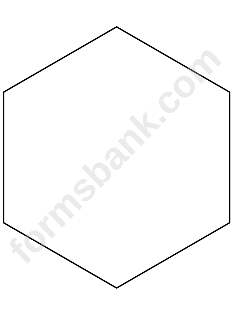 Free Printable 8 Inch Hexagon Template Printable Templates