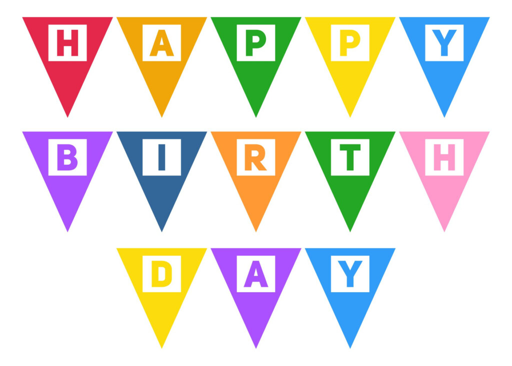 Free Printable Banner Happy Birthday Free Templates Printable