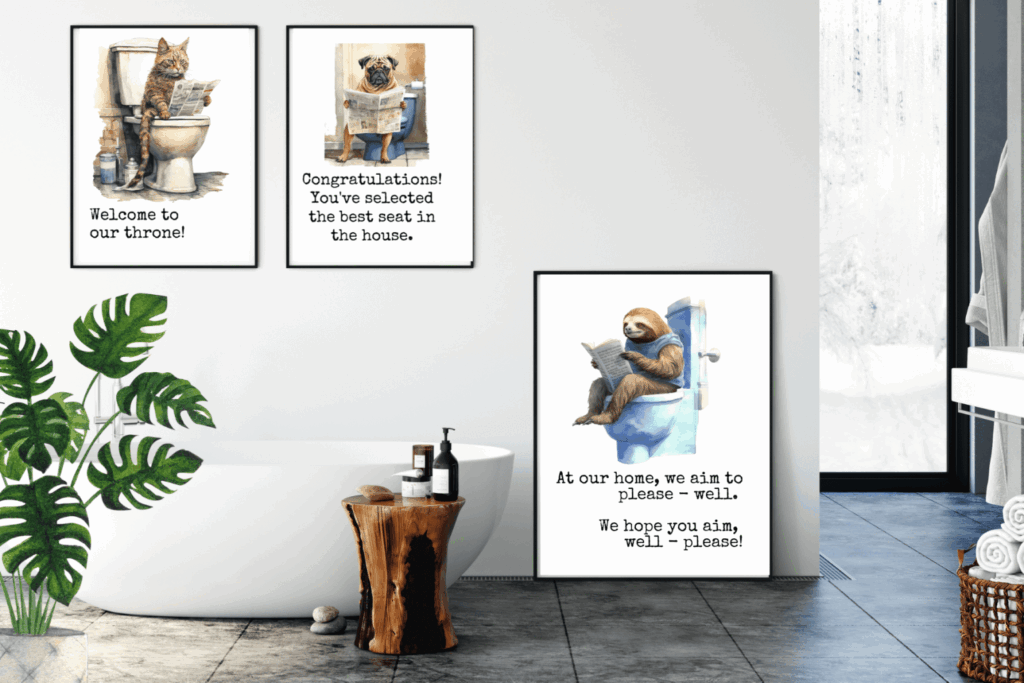 Free Printable Bathroom Wall Art Decor Ideas For Your Home