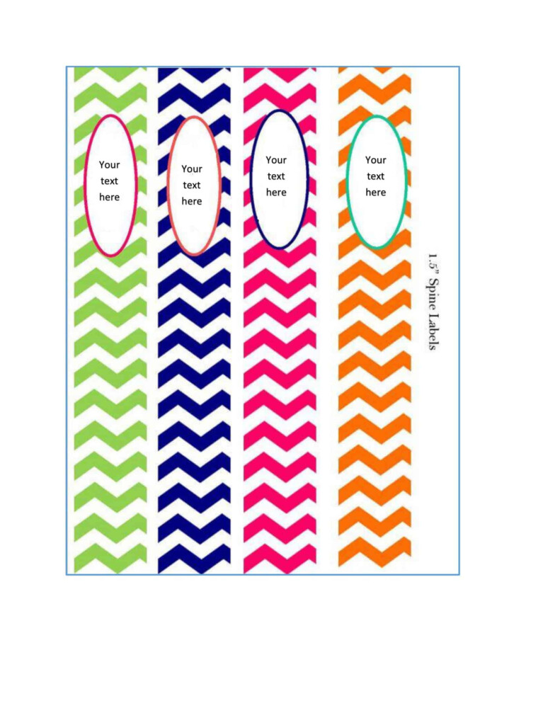 Free Printable Binder Spine Insert Templates 1 2 3 Inch Label Word