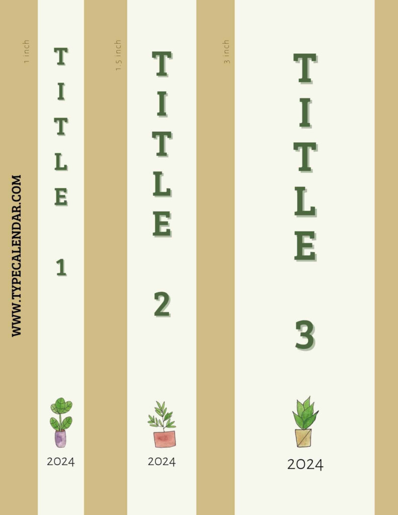 Free Printable Binder Spine Insert Templates 1 2 3 Inch Label Word