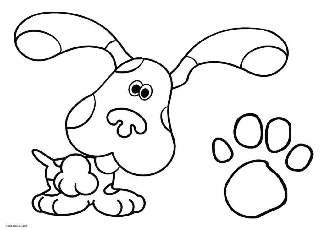 Free Printable Blues Clues Coloring Pages For Kids