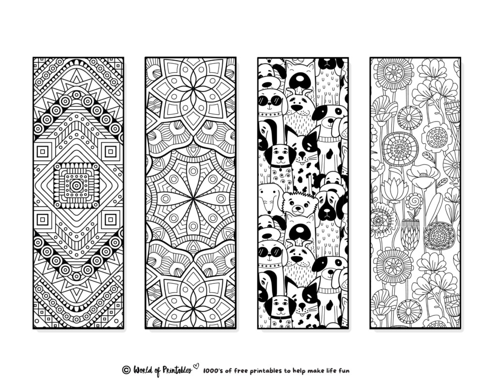 Free Printable Bookmarks For Adults Printable Free Templates