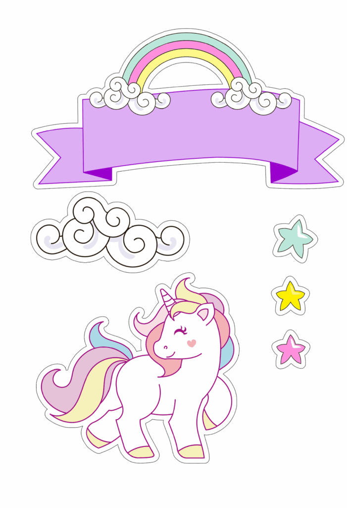 Free Printable Cake Topper Templates