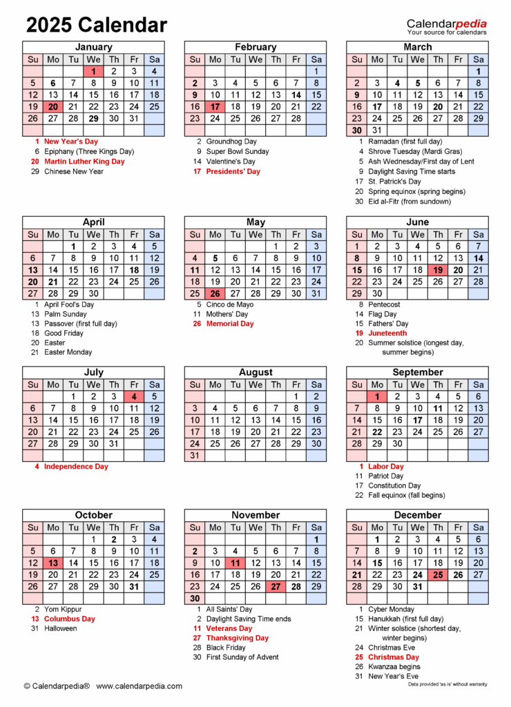 Free Printable Calendar 2025 Yearly Hudson Spring G 