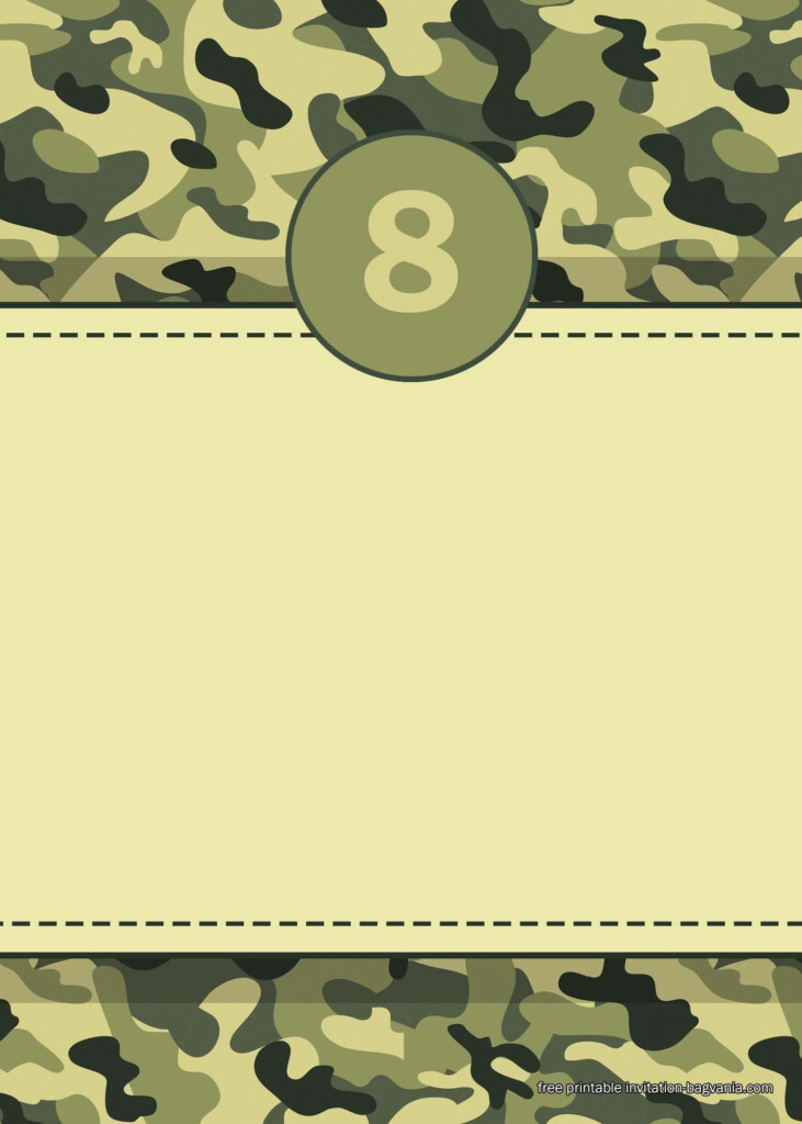 Free Printable Camo Party Invitations Free Templates Printable