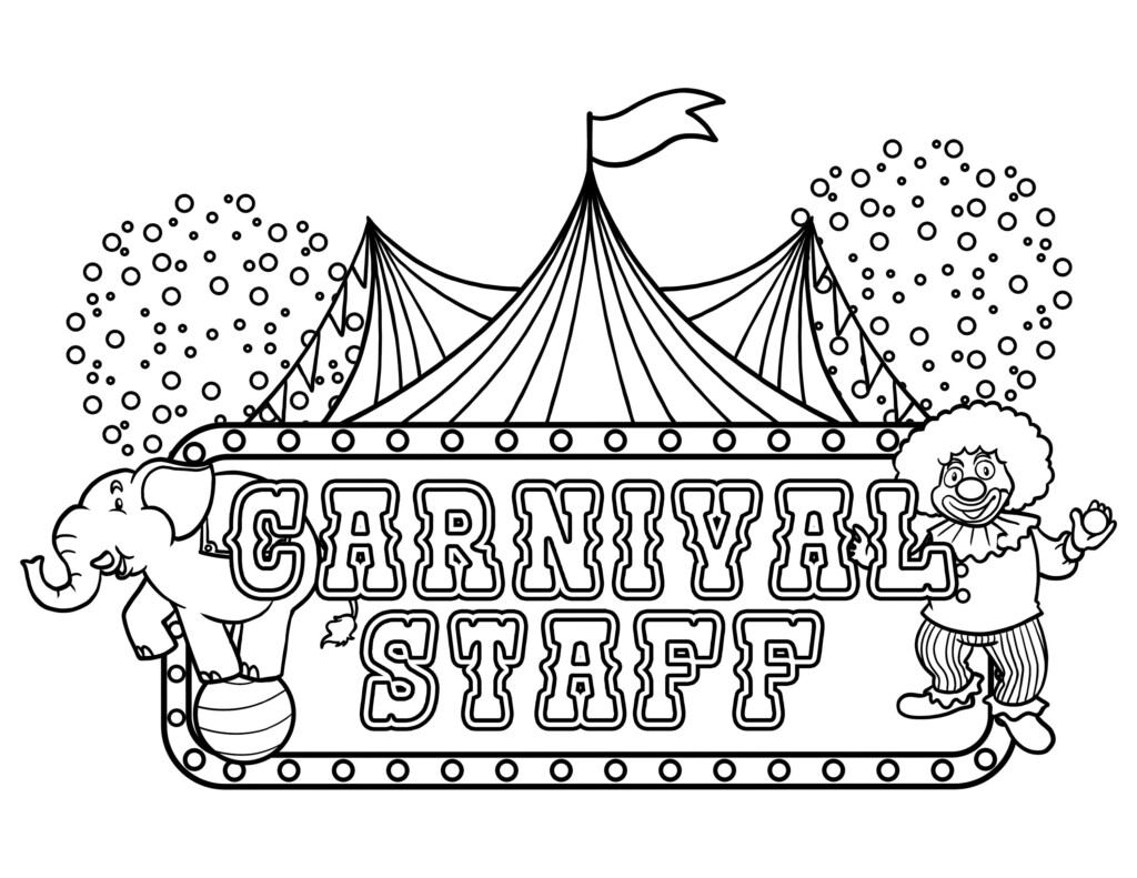 Free Printable Circus Coloring Pages