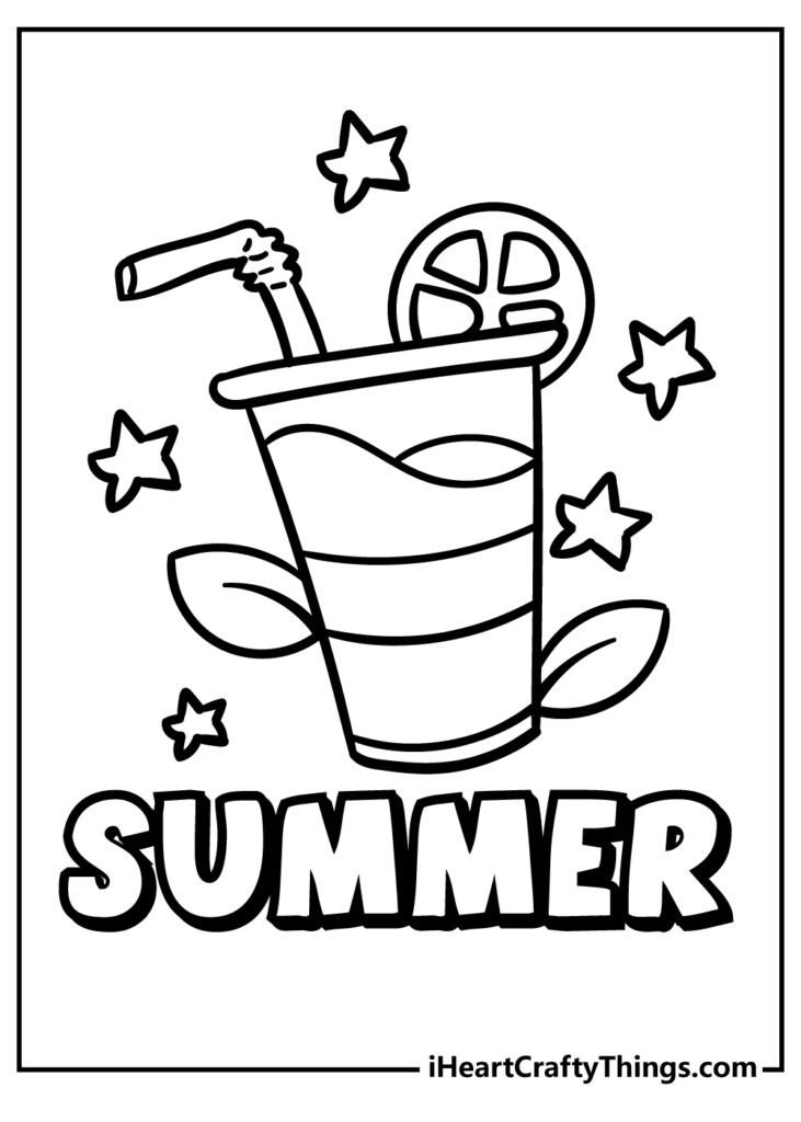 Free Printable Coloring Pages For Summer Fun For Kids Of All Ages