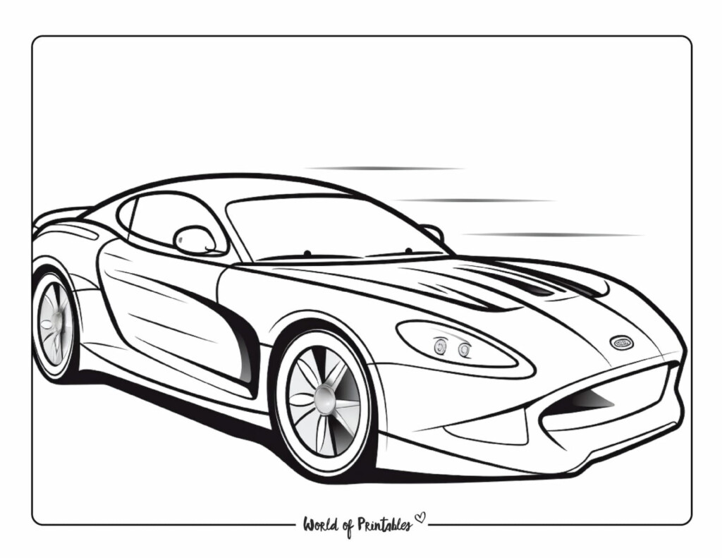 Free Printable Coloring Pages Of Cars For Adults Free Coloring Sheet 