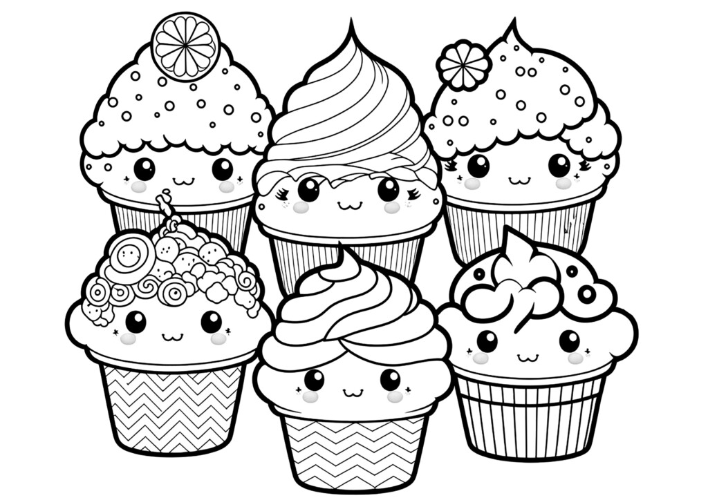 Free Printable Coloring Pictures Of Cupcakes Free Printable Templates