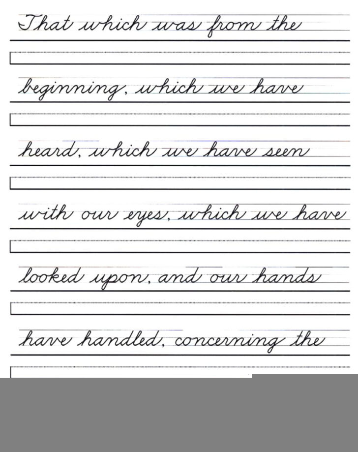 Free Printable Cursive Handwriting Worksheets For Adults Handwriting 