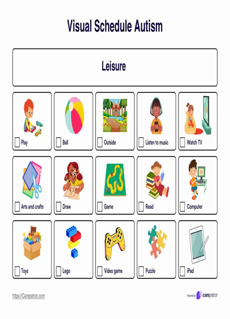 Free Printable Daily Schedule Autism Download Free Printable Daily 