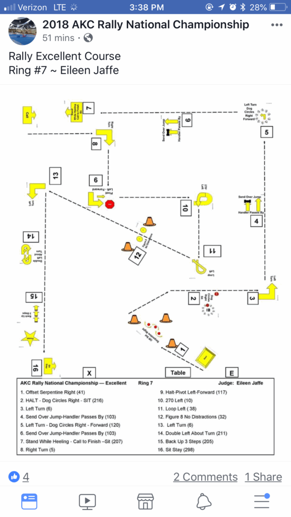 Free Printable Dog Rally Obedience Course Maps