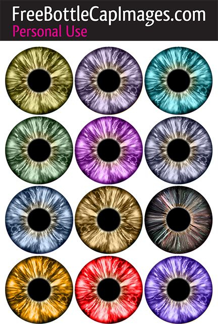 Free Printable Eye Iris